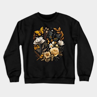 Realistic flowers botanical Crewneck Sweatshirt